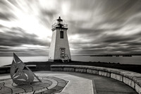 Lighthouse and Sundial_